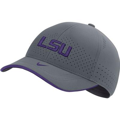 LSU Nike Men's Sideline Aero L91 Adjustable Hat