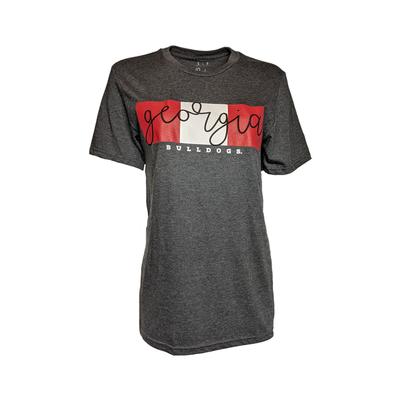 Georgia Women's Pressbox Amy Melange SS Tee