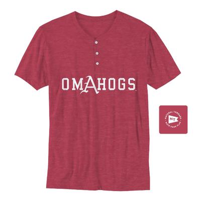 Arkansas Omahogs Henley Tee