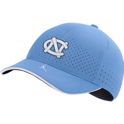 UNC Men's Nike Jordan Brand Sideline Aero L91 Adjustable Hat