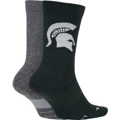 Michigan State Nike Men's Home Away Crew Socks