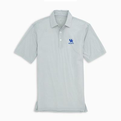 Kentucky Southern Tide Men's Brrr Driver Stripe Polo