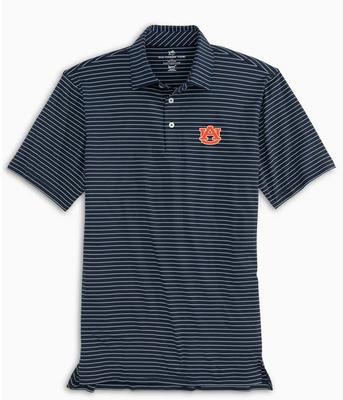 Auburn Southern Tide Men's Brrr Driver Stripe Polo
