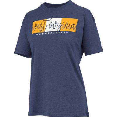 West Virginia Women's Pressbox Amy Melange Short Sleeve Tee