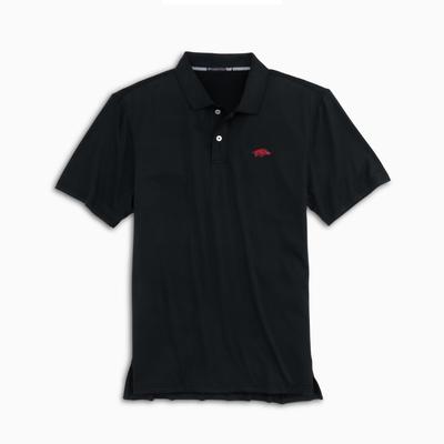 Arkansas Men's First Mate Tonal Stripe Polo