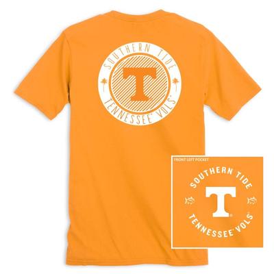 Tennessee Southern Tide Women's Collegiate Palmetto Circle Design Tee