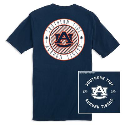 Auburn Southern Tide Women's Collegiate Palmetto Circle Design Tee