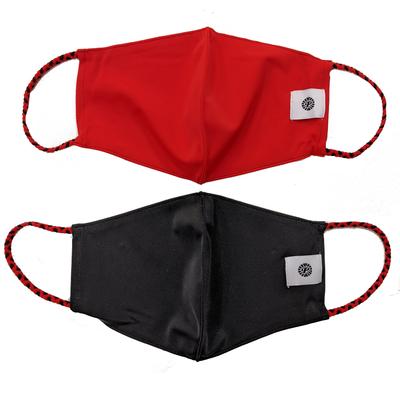 Red and Black Pomchies Face Mask (2 Pack)