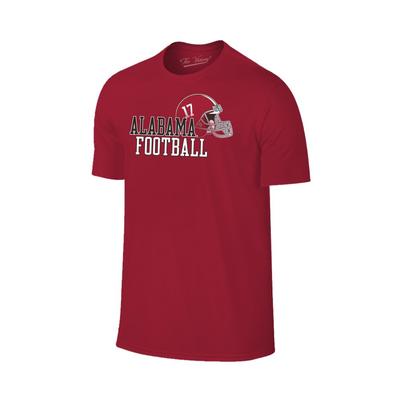 Alabama Men's Football with Side Helmet Tee