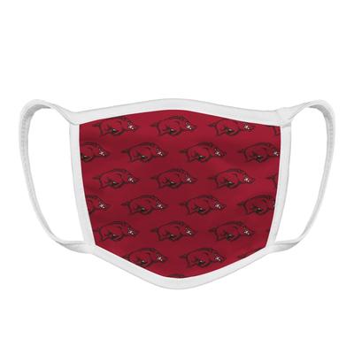 Arkansas YOUTH Razorback Logo Face Mask