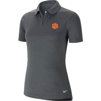Clemson Nike Golf Women's Victory Texture Paw Logo Polo
