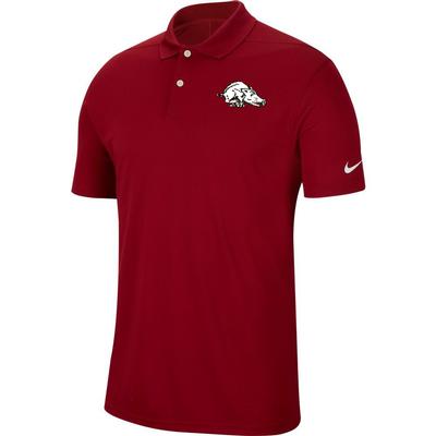 Arkansas Nike Golf Vault Men's Victory Solid Polo