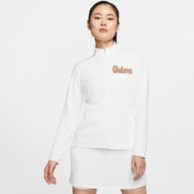 Florida Nike Golf Women's Victory UV Full Zip Gator Script Pullover