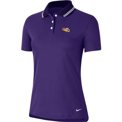 LSU Nike Golf Women's Victory Solid Tiger Eye Polo