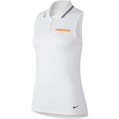 Tennessee Nike Golf Women's Victory Sleeveless Tennessee Polo