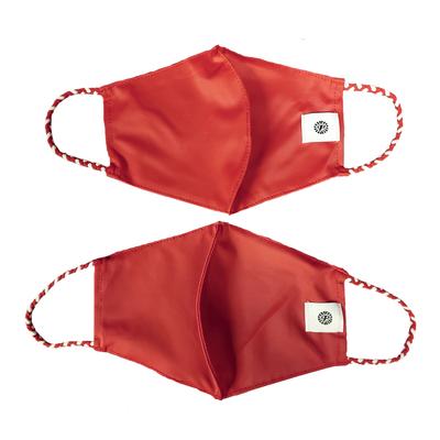 Solid Crimson Pomchies Face Mask (2 Pack)