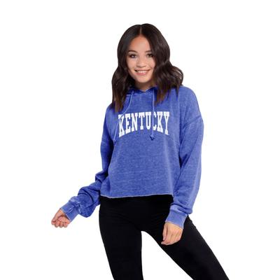 Kentucky Chicka-D Women's Campus Cropped Jumbo Squeeze Hoodie