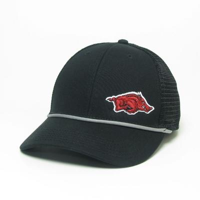 Arkansas Legacy Men's Lo-Pro Left Hit Rope Adjustable Trucker Hat