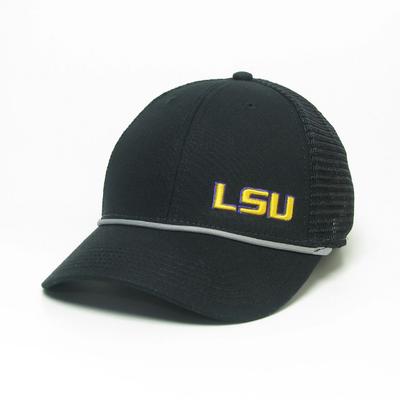 LSU Legacy Men's Lo-Pro Left Hit Rope Adjustable Trucker Hat