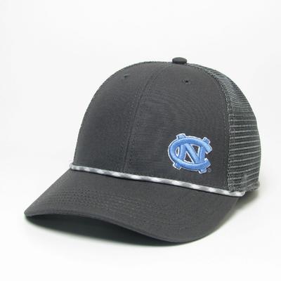 UNC Legacy Men's Lo-Pro Left Hit Rope Adjustable Trucker Hat