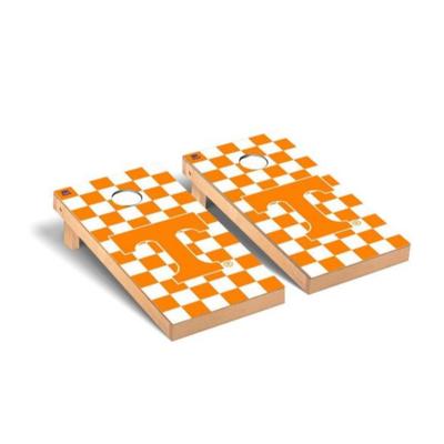 Tennessee Power T Checkered Cornhole Set
