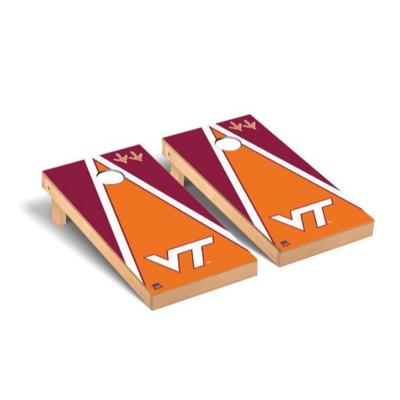 Virginia Tech Triangle Cornhole Set