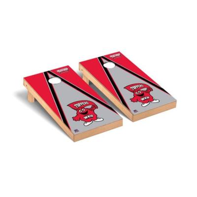 Western Kentucky Big Red Triangle Cornhole Set