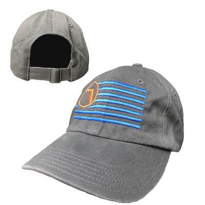 Florida Charcoal Adjustable Flag Hat