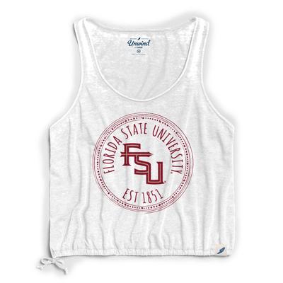 Florida State League Women's Burnout Southern Pastime Drawstring Tank