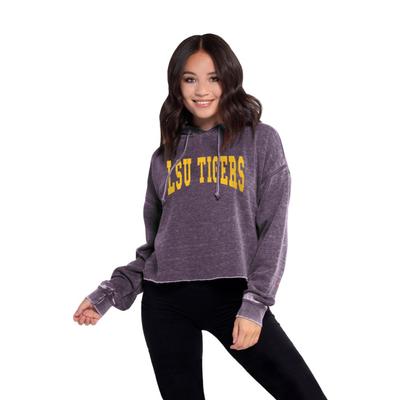 LSU Chicka-D Women's Campus Cropped Jumbo Squeeze Hoodie