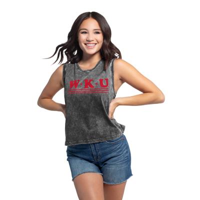 Western Kentucky Chicka-D Women's Campus Retro Bar with Stars Tank
