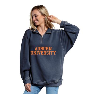 Auburn Chicka-D Women's Everybody Stacked College 1/4 Zip Pullover