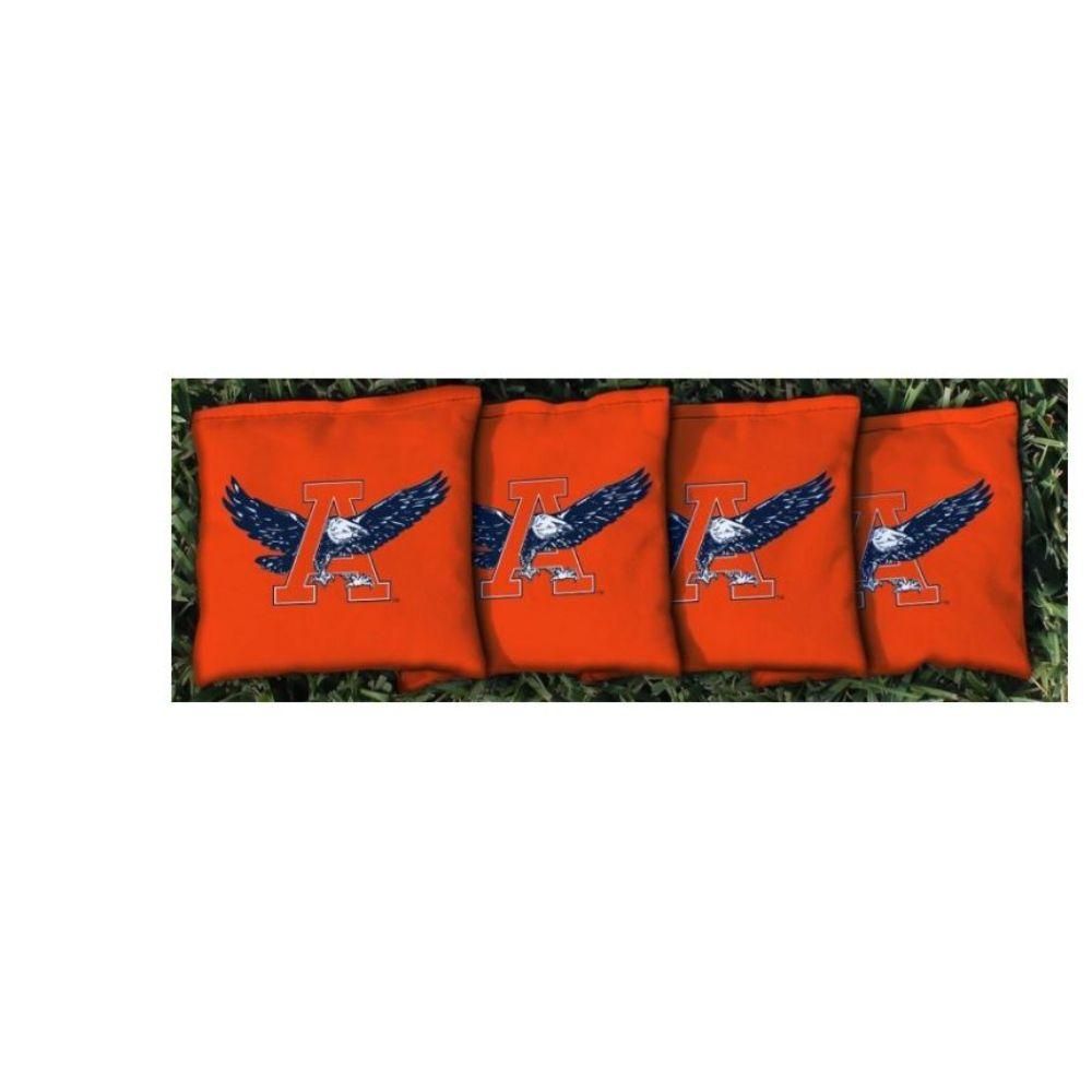  Auburn Vault A Eagle Orange Cornhole Bag Set