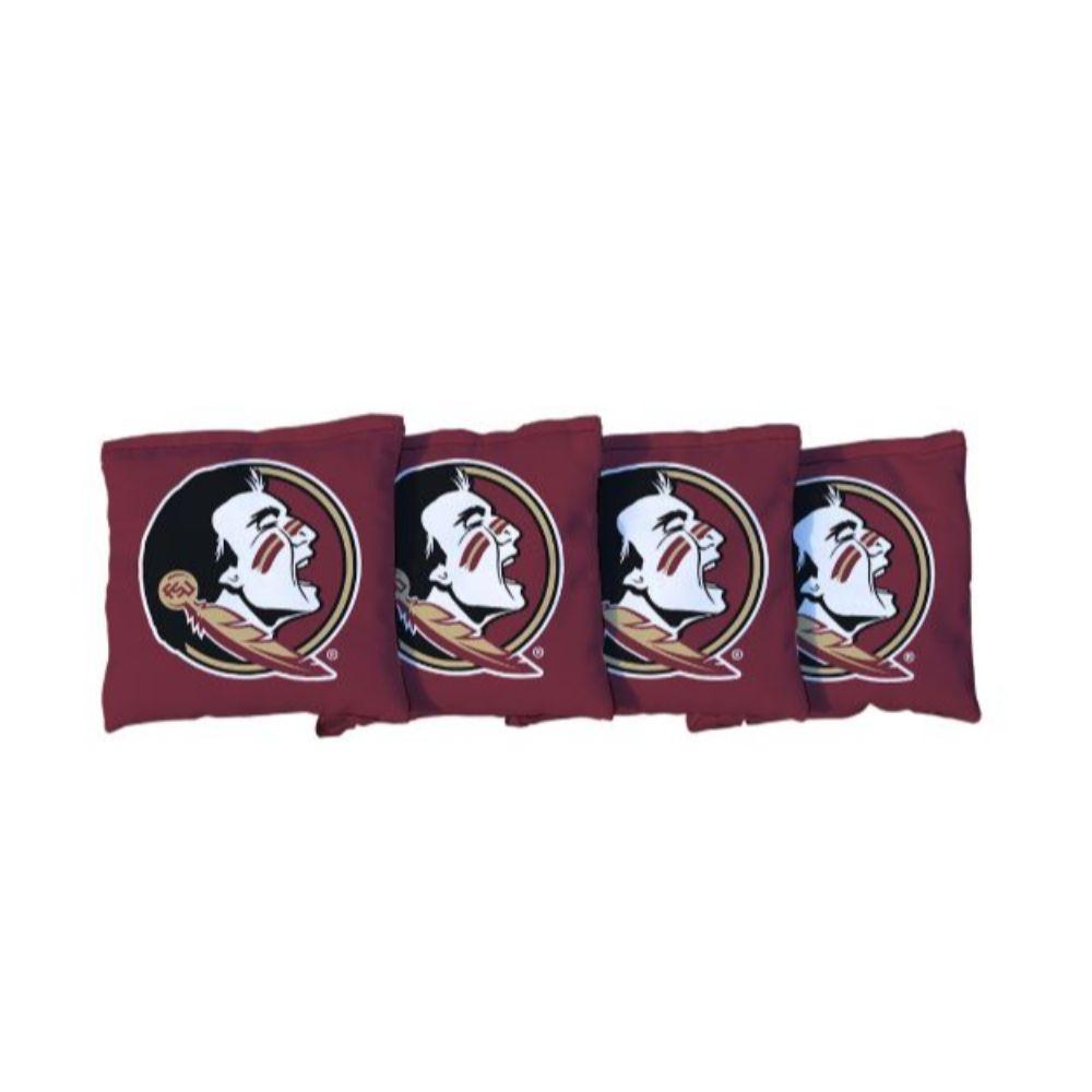 Florida State Seminoles Garnet Cornhole Bag Set