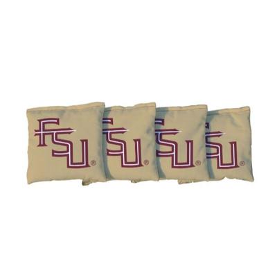 Florida State FSU Gold Cornhole Bag Set