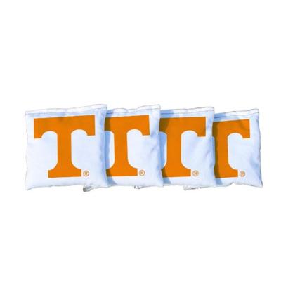 Tennessee Power T White Cornhole Bag Set