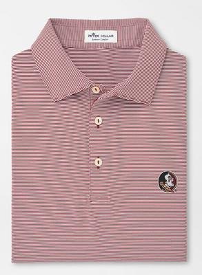 Florida State Men's Peter Millar Jubilee Stripe Jersey Polo