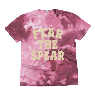 Florida State Kickoff Couture Women's Fear the Spear Good Vibes Tie Dye Short Sleeve Tee