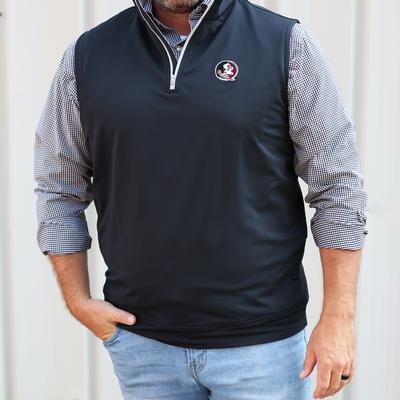 Florida State Peter Millar Galway Quarter-Zip Vest