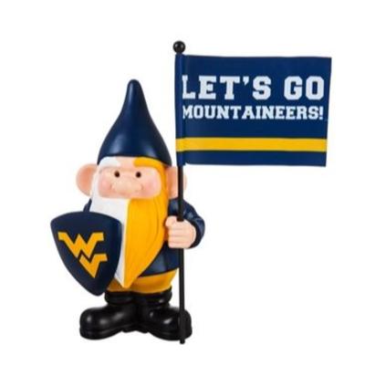 West Virginia Garden Gnome with Flag