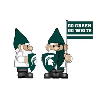Michigan State Garden Gnome with Flag