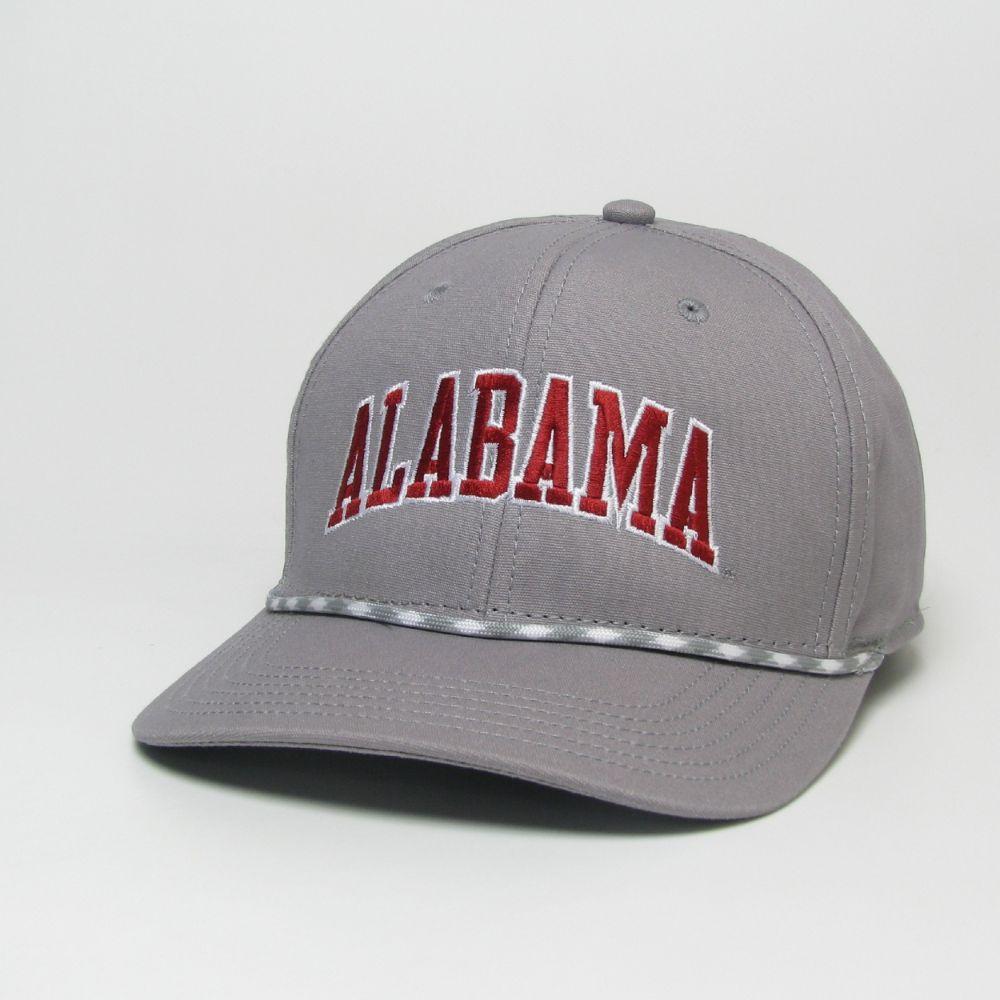 Bama Alabama Legacy Men's MidPro Arch Rope Adjustable Hat Alumni Hall