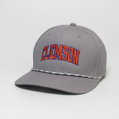 Clemson Legacy Men's Mid-Pro Arch Rope Adjustable Hat