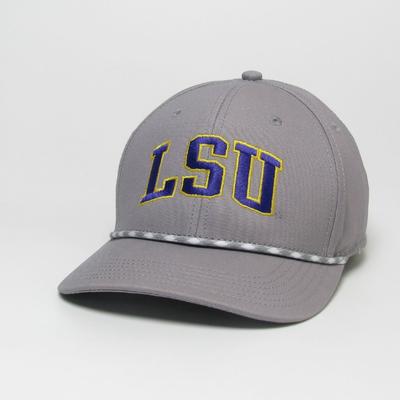 LSU Legacy Men's Mid-Pro Arch Rope Adjustable Hat