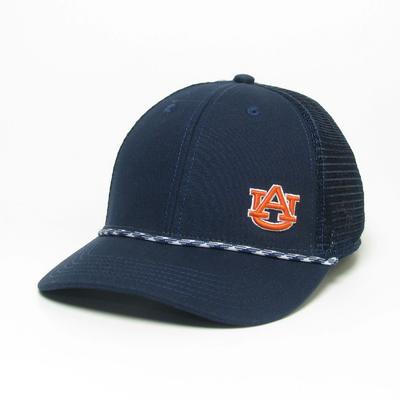Auburn Legacy Men's Lo-Pro Left Hit Rope Trucker Adjustable Hat