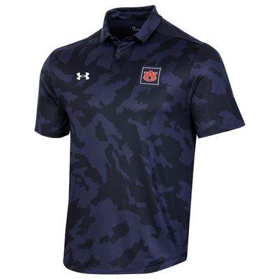 Auburn Under Armour Men's Athlete Camo Polo