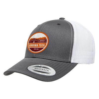 Virginia Tech Uscape Scenic Patch Trucker Adjustable Hat