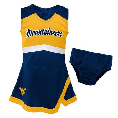 West Virginia Gen2 Girl's Cheer Dress with Bloomers