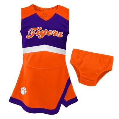 Clemson Gen2 Toddler Cheer Dress with Bloomers