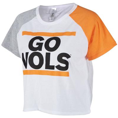 Tennessee Zoozatz Women's Run Crop Tee